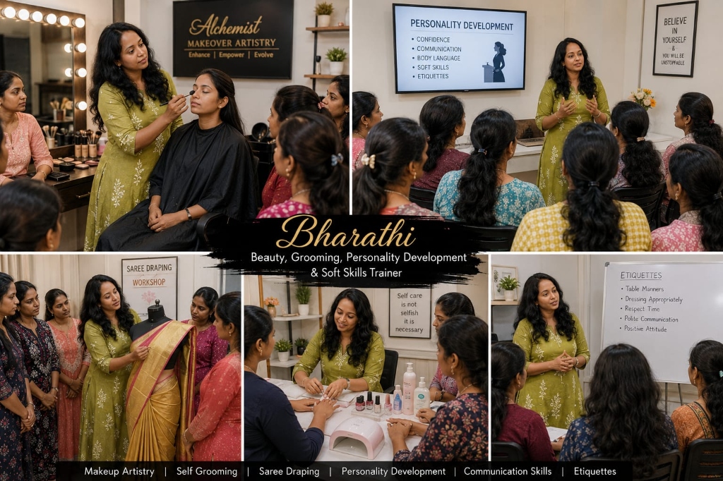Bharathi Conducting Training Sessions